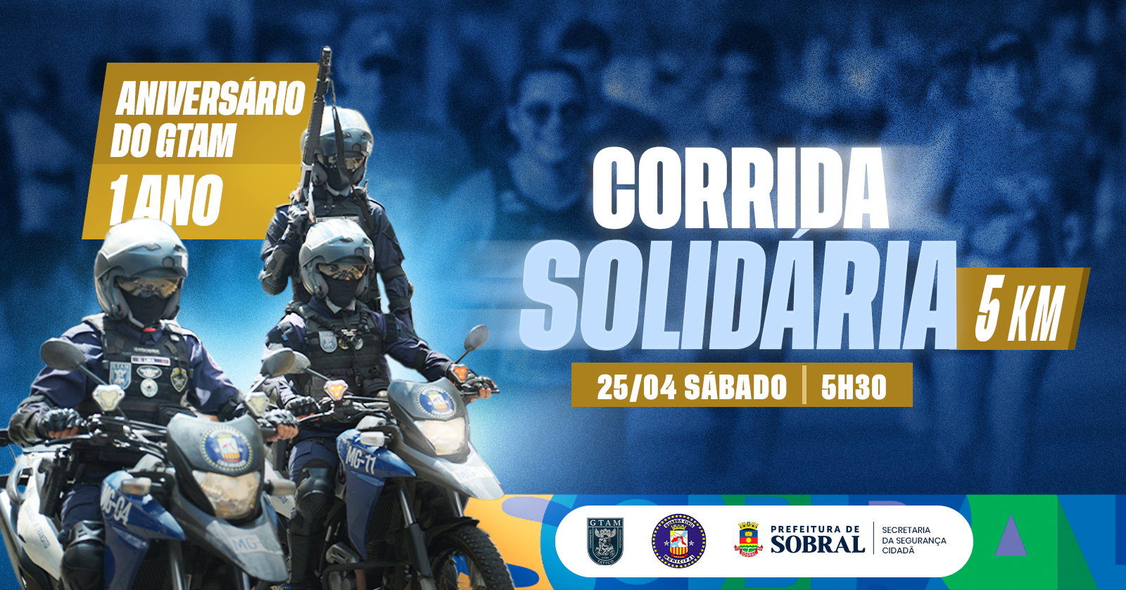 Corrida de 1 ano do GTAM promove esporte e solidariedade em Sobral